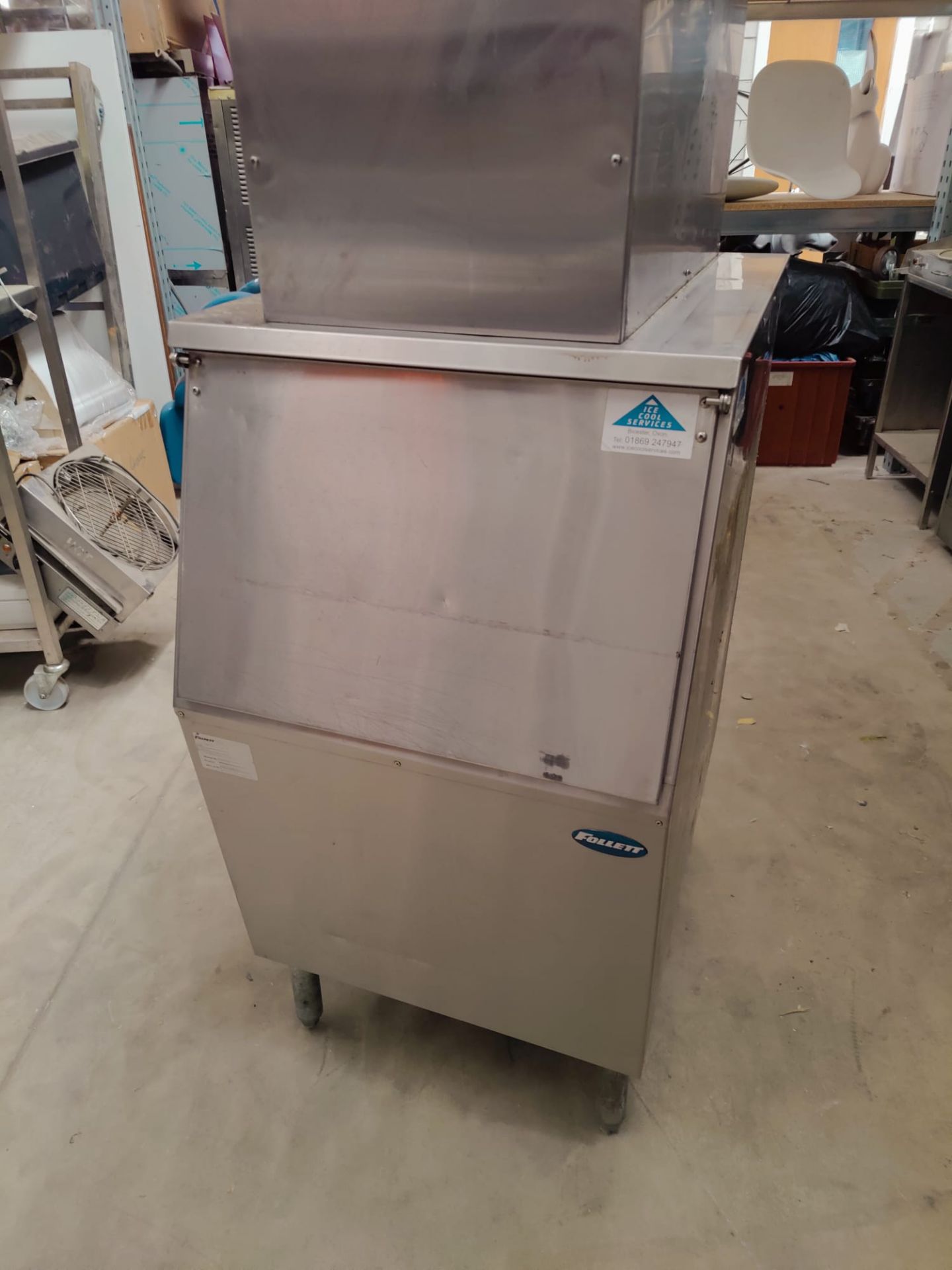 1 x Cornelius Upright Freestanding Continuous Flow Icemaker Machine with Follet Storage Bin - Image 6 of 13
