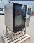 1 x HOUNO Bki Cpe 1.10 Electric 10 Tray Combi Oven - 3 Phase