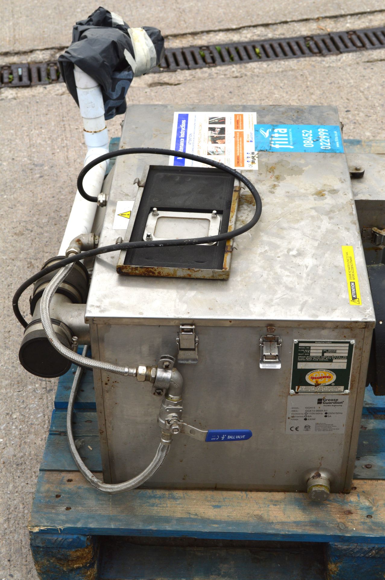 1 x Grease Guardian Filteration System for Passthrough Dishwashers - Dimensions: H35 x W70 x D57 cms - Image 12 of 12