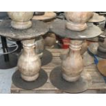 4 x Table Pedestals - Dimensions: cms - Removed from a Restaurant Environment – Ref: - CL1042 -