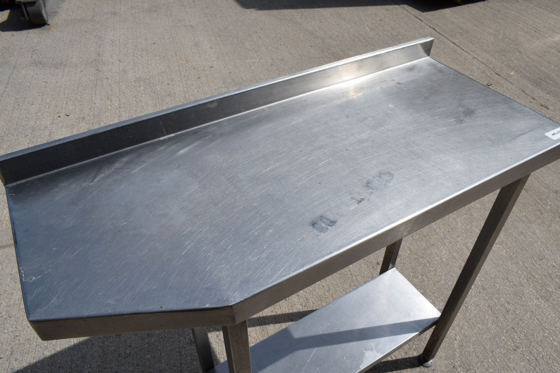 1 x Stainless Steel Prep Table - Dimensions: H91 x W96 x D40 cms - Image 3 of 3