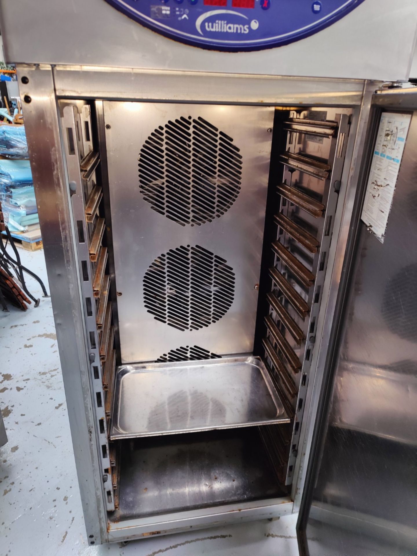 1 x Williams WBC50 Upright Single Door Blast Chiller with a 13 Tray Capacity - 240v - Image 12 of 13
