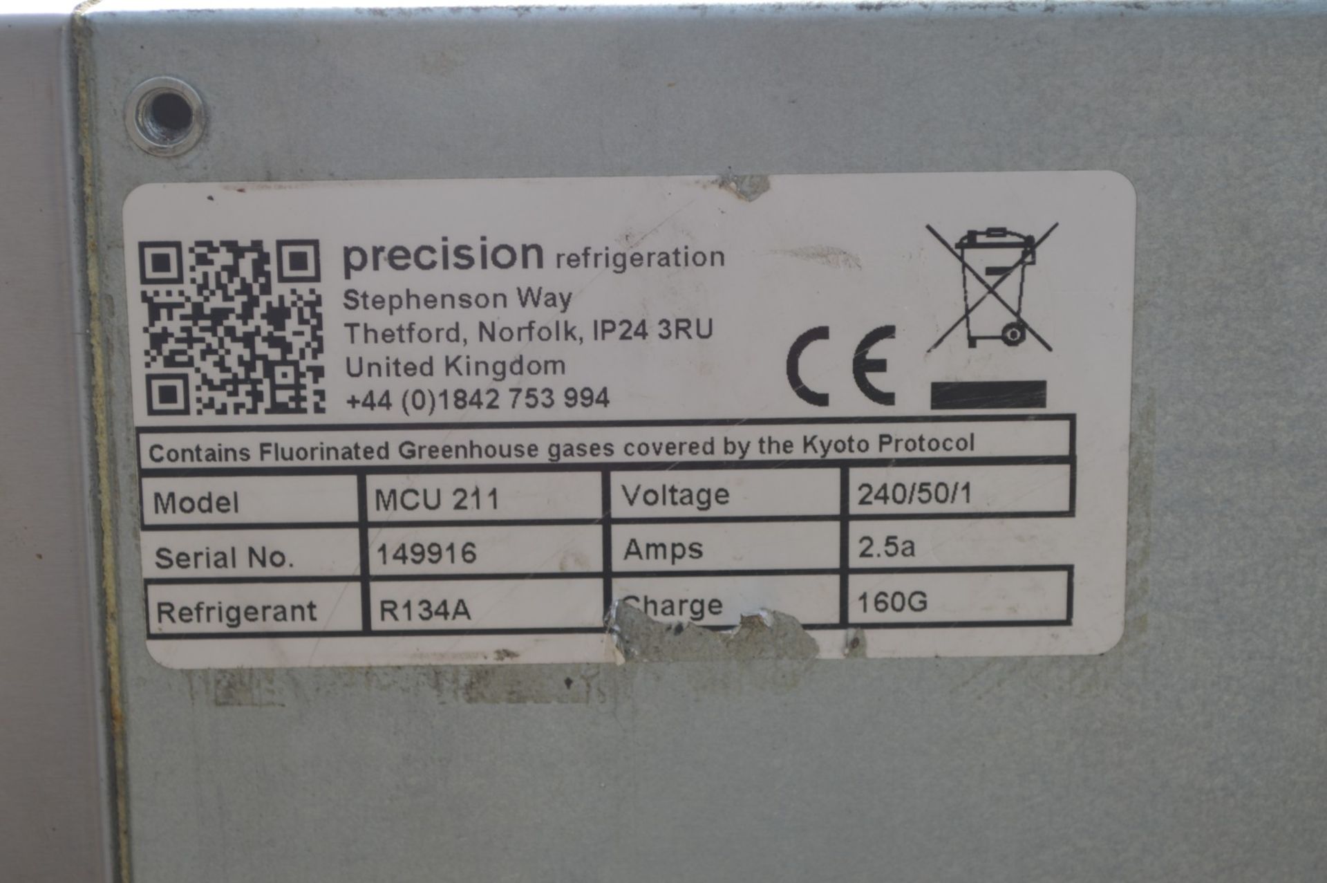 1 x Precision 6 Drawer Prep Fridge - Model: MCU211 - 240v - Dimensions: H85 x W135 x D67 cms - Image 2 of 5