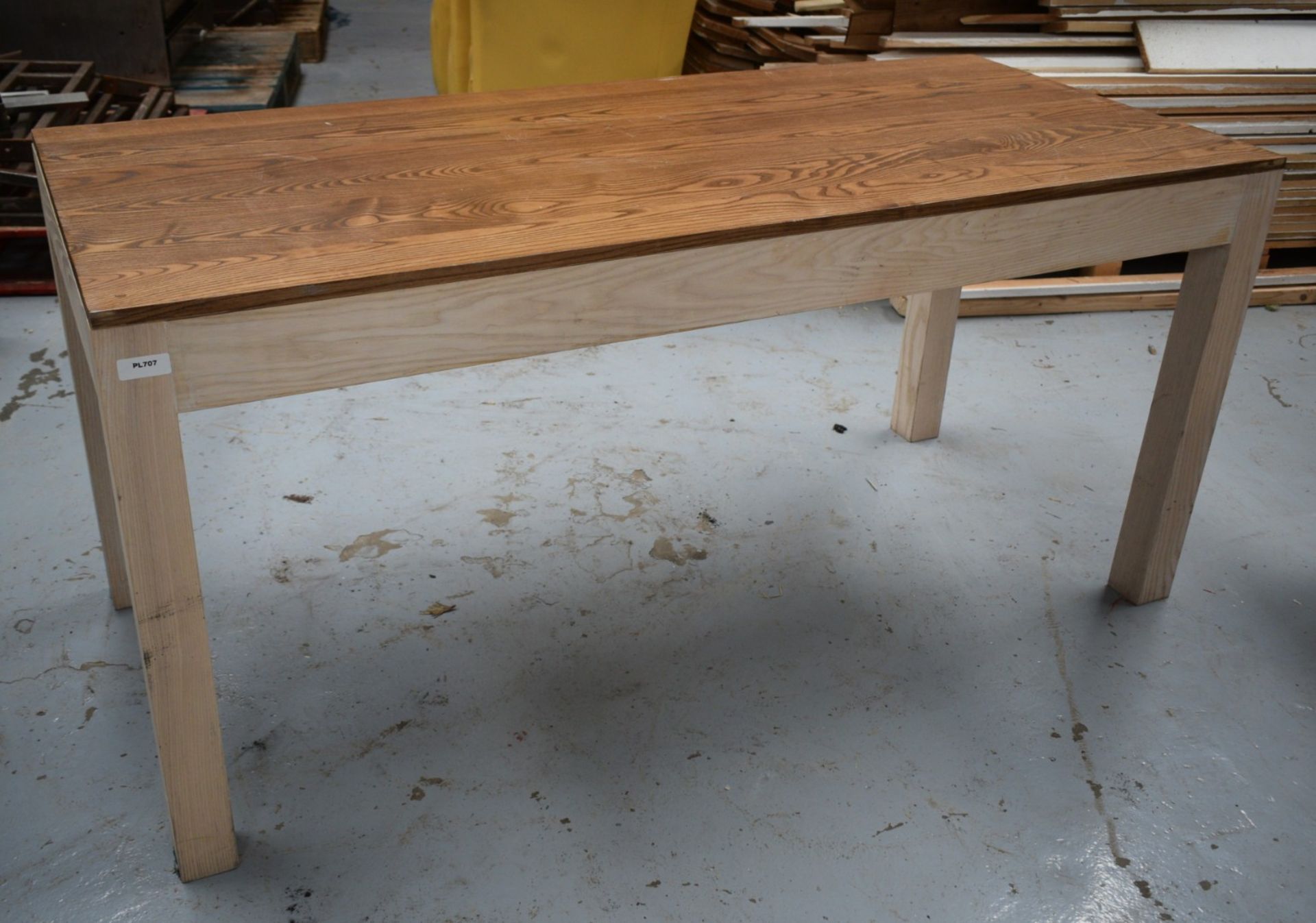 1 x Large 1.6m Banqueting Restaurant Dining Table - Dimensions: H75 x W160 x D70 cms - Image 3 of 11