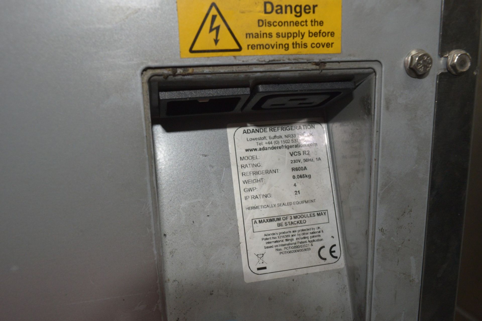 1 x Adande VCS Double Drawer Countertop Fridge Freezer - Dimensions: H x W x D cms - 240v - Image 5 of 8