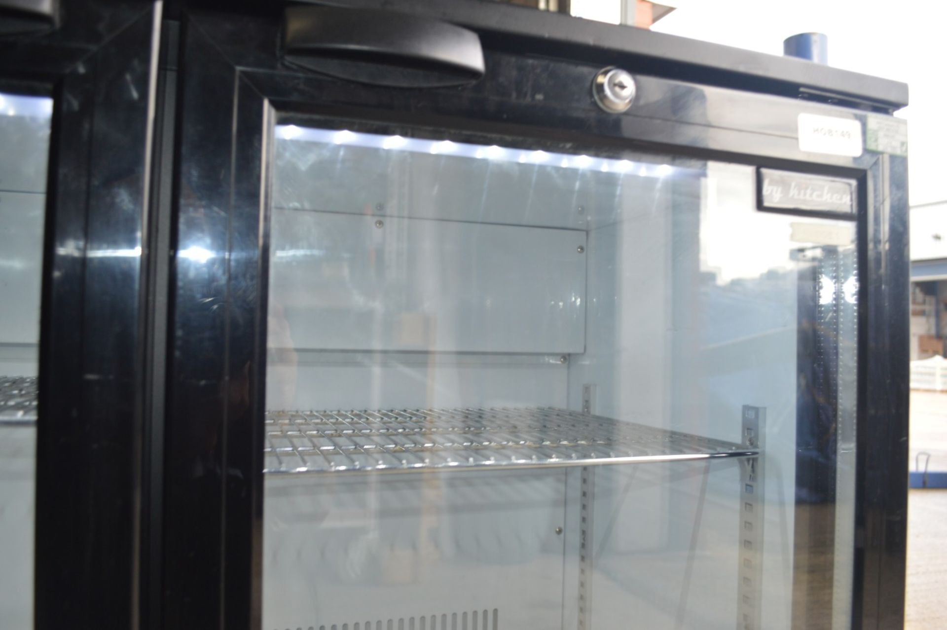 1 x Kitchen LG0208H Backbar Two Door Bottle Cooler in Black - Image 11 of 12