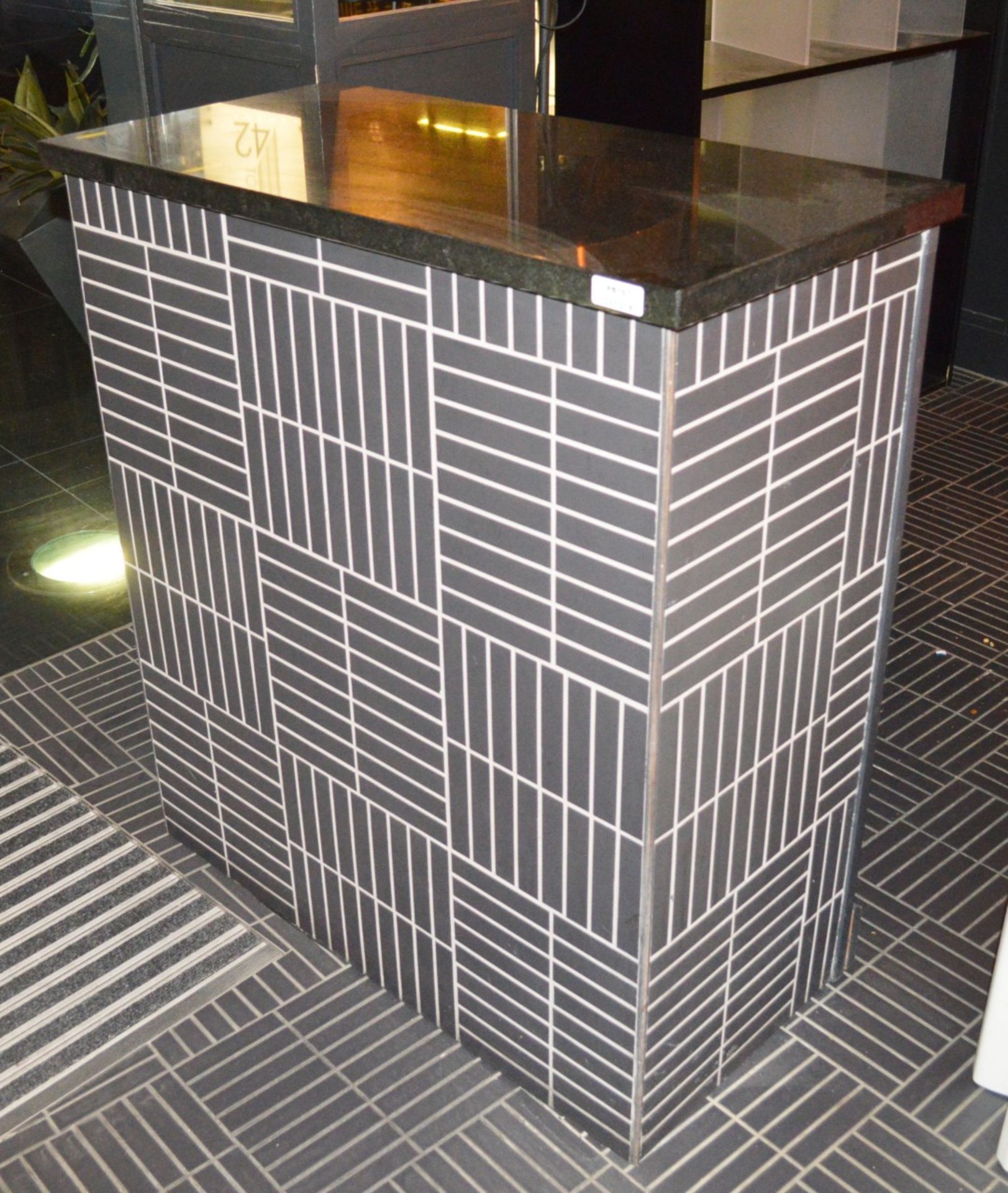 1 x Waiter Station Featuring a Bespoke Tiled Finish and Granite Top