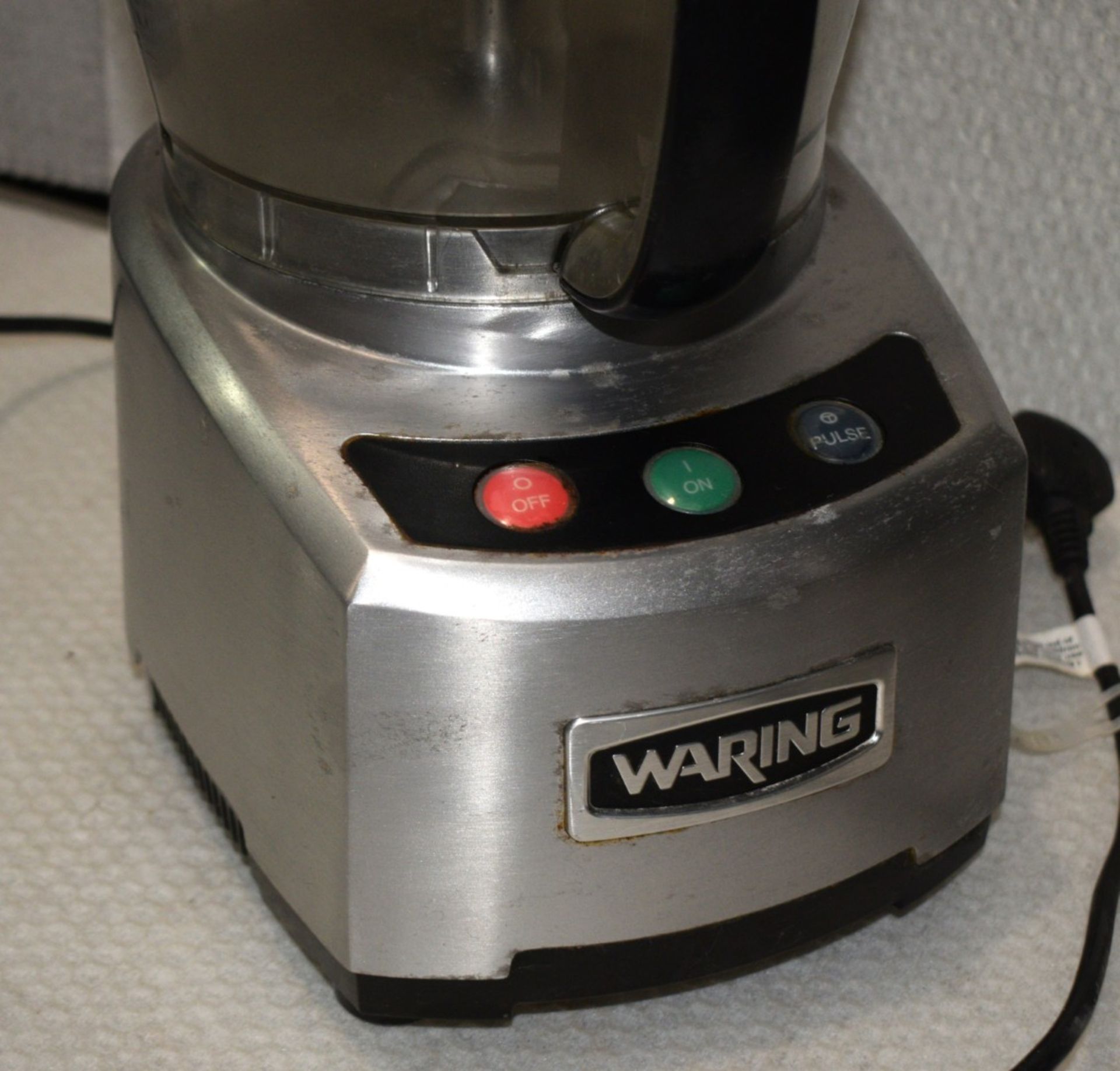 1 x Waring Single Speed Food Processor with Pulse - Model WFP16SCDK - Ref: NCE134 - CL011 - - Image 2 of 6