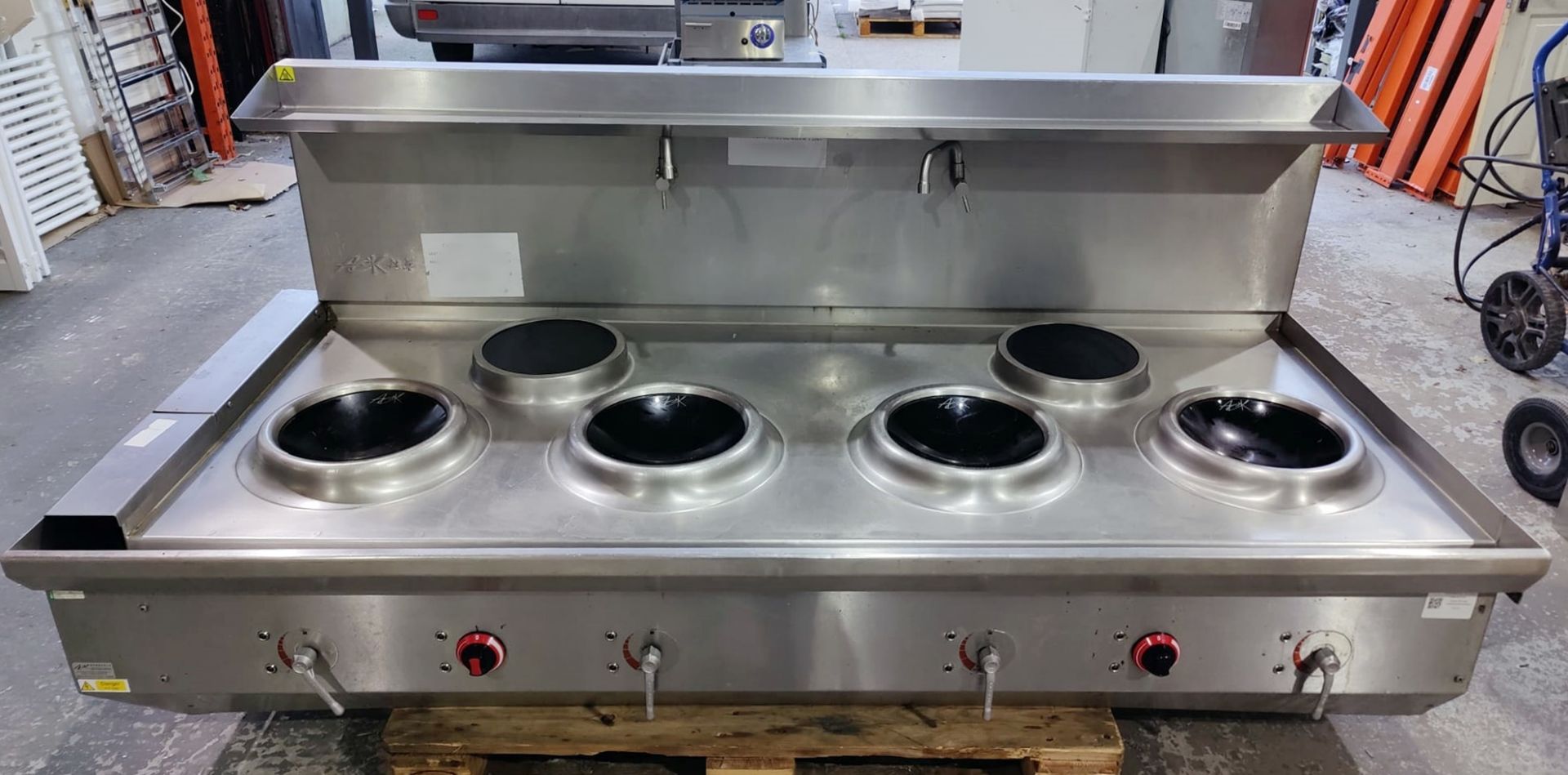 1 x ACK Manufacturing INDUCTION WOK For Commercial Kitchens - Dimensions: H83 x W218 x D97 cms - Image 7 of 20