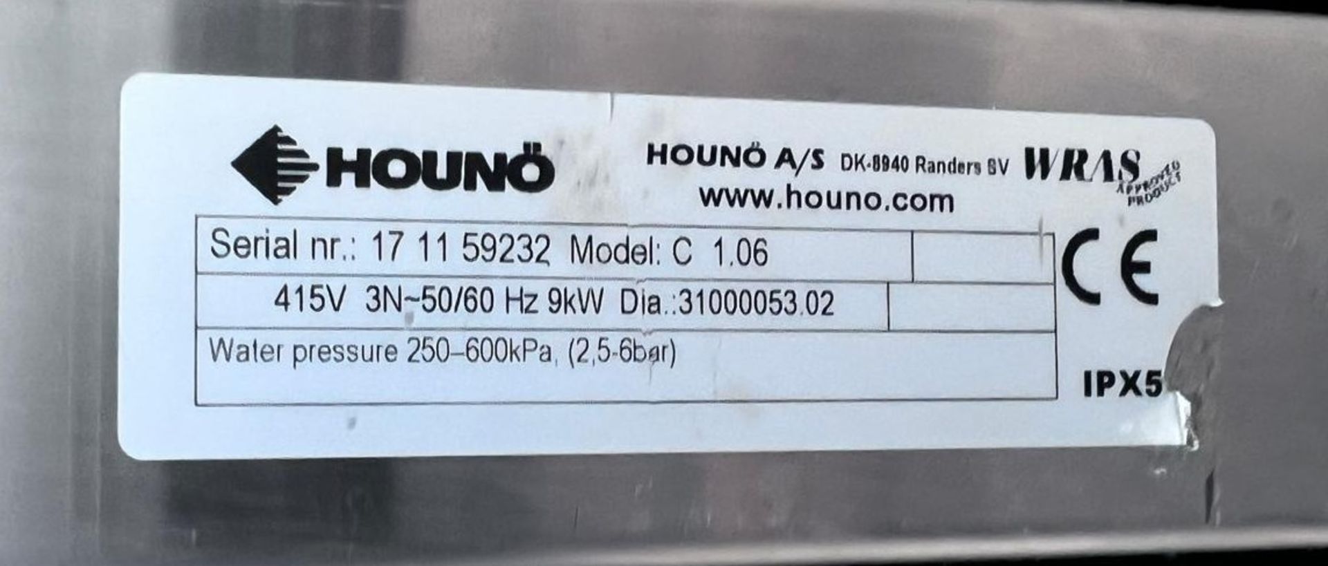 1 x Houno Double 6 Grid Stacked Combi Oven - Model: C 1.06 / CPE 1.06 - Image 5 of 13