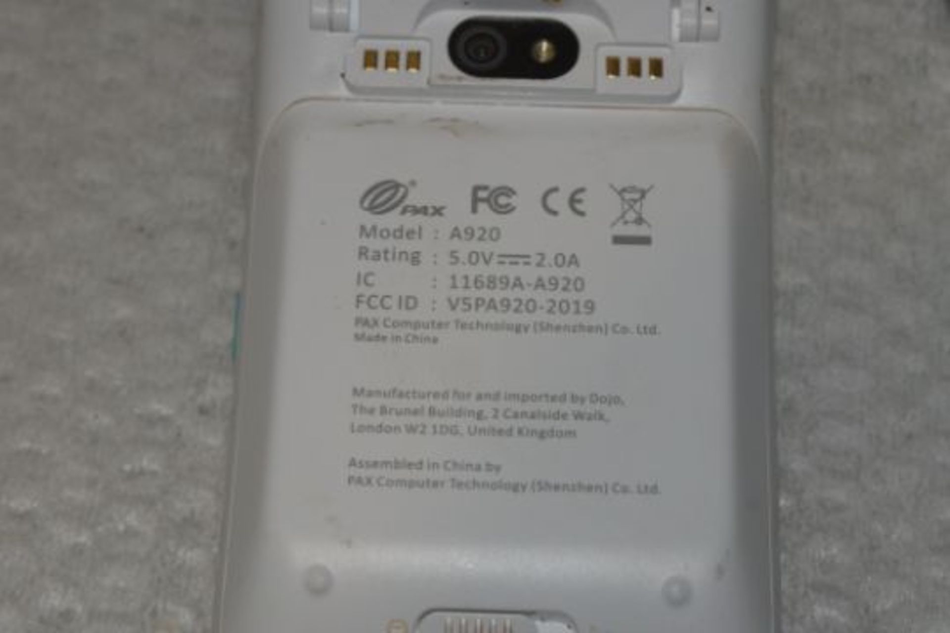 1 x Dojo Pax A920 Touch Screen Payment Card Terminal with Dock - Image 3 of 4