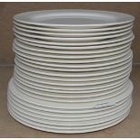 39 x Villeroy & Boch 'Adriana' Porcelain Dinner Plates and Bowls - Includes 29 x 29cm, 7 x 31.5cm