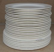39 x Villeroy & Boch 'Adriana' Porcelain Dinner Plates and Bowls - Includes 29 x 29cm, 7 x 31.5cm