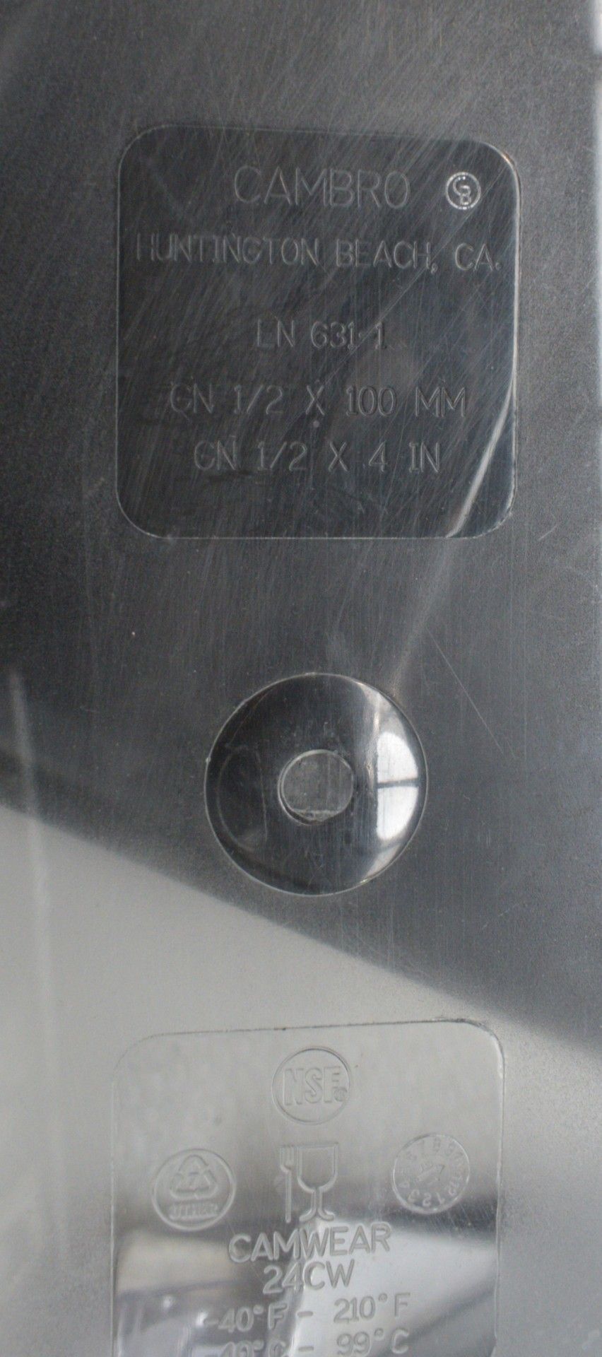 10 x Cambro Polycarbonate 32.5 x 26.5cm Clear and Black Gastronorms - Includes Two Depths of 15/20cm - Image 4 of 10