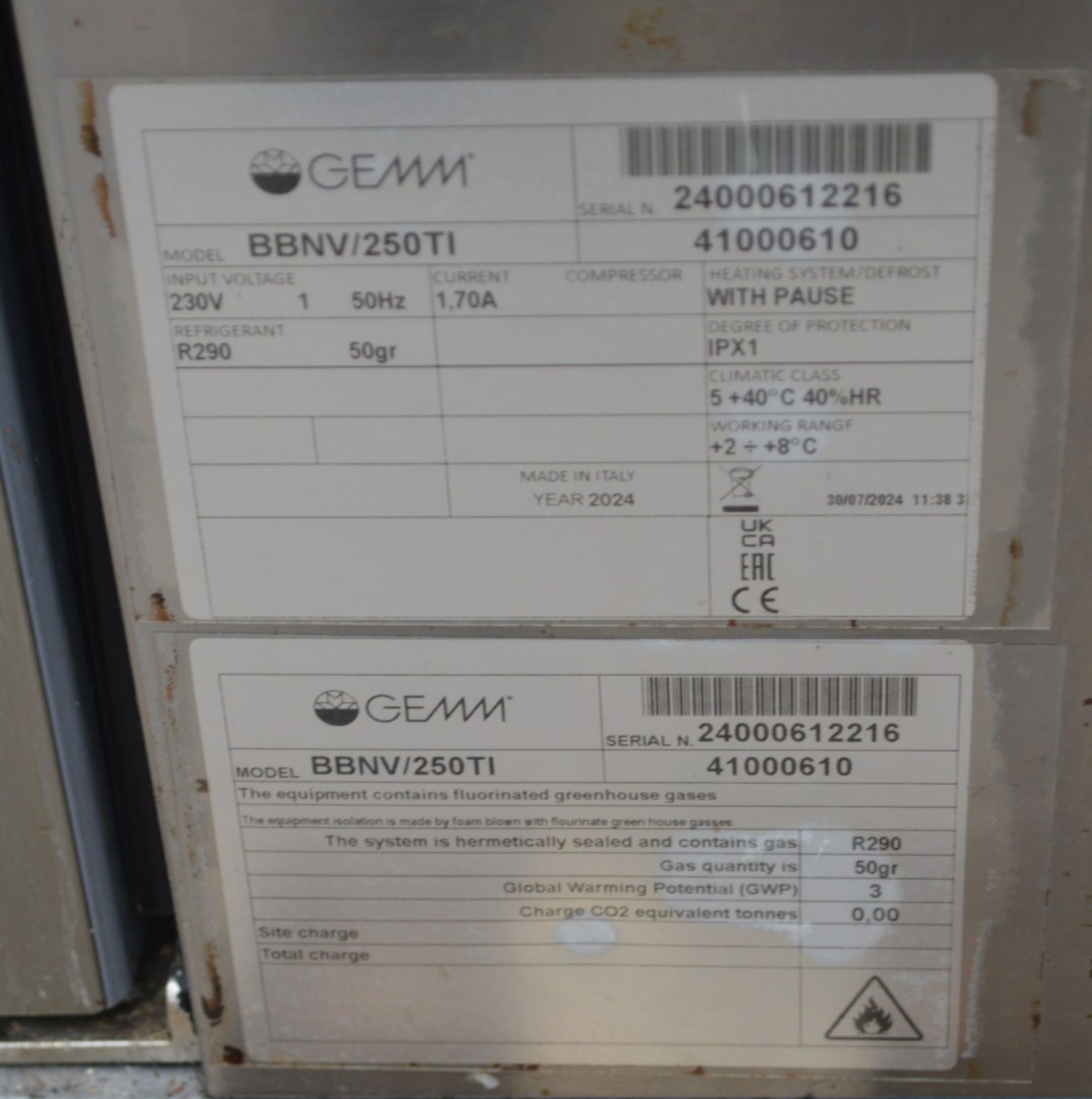 1 x Gemma Stainless Steel Two Door Backbar Bottle Cooler - Image 10 of 10