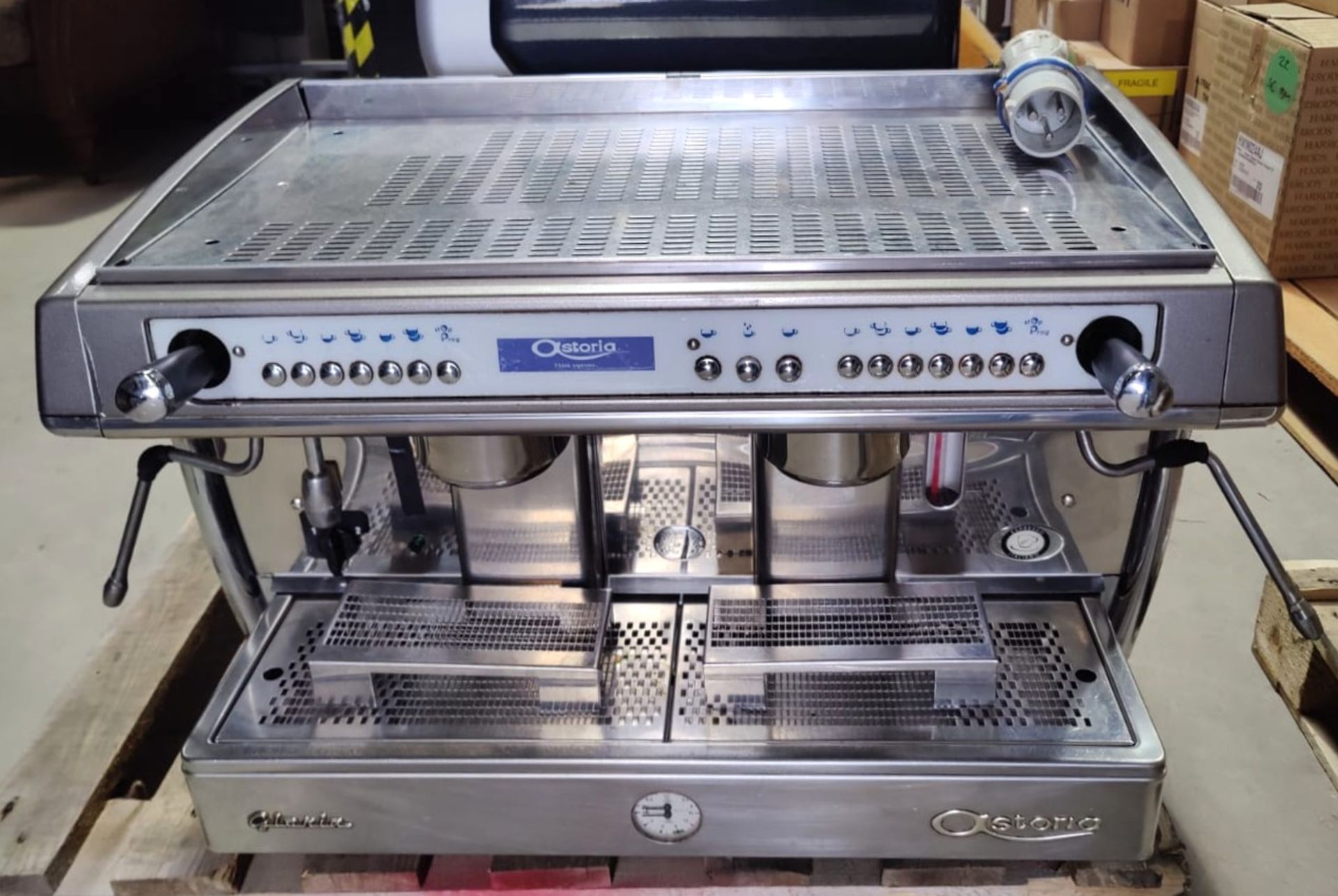 1 x Astoria Gloria SAE 2 Group Commercial Espresso Coffee Machine - Stainless Steel Finish - Image 2 of 17