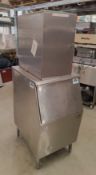 1 x Cornelius Upright Freestanding Continuous Flow Icemaker Machine with Follet Storage Bin