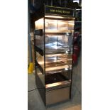 1 x Nuttall Flexeserve Zone 4 Tier Merchandise Heated Display Grab and Go Unit - Dimensions: H187