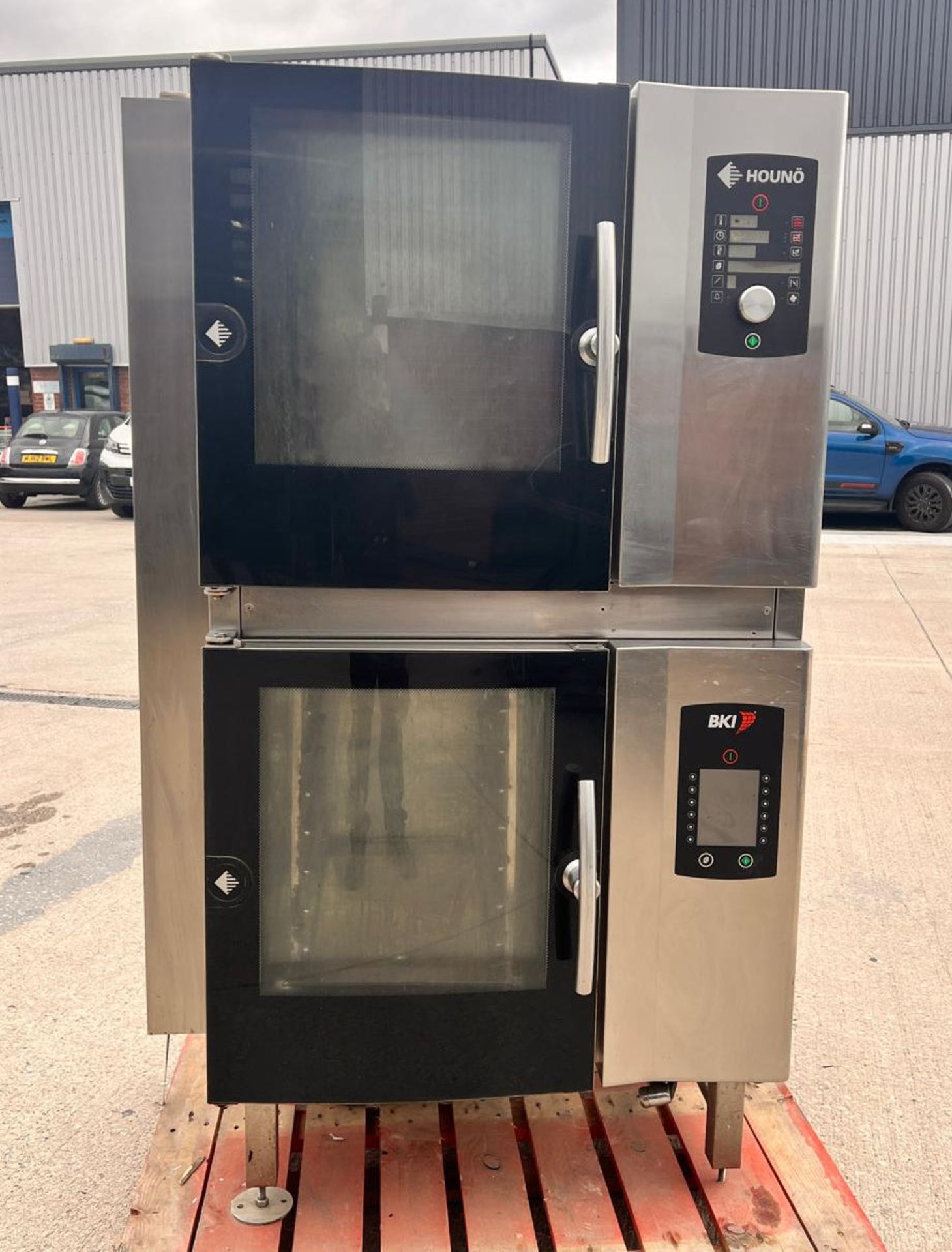 Houno Double Stacked Commercial Catering Ovens - Includes 2 x Houno C.106 Ovens - 3 Phase