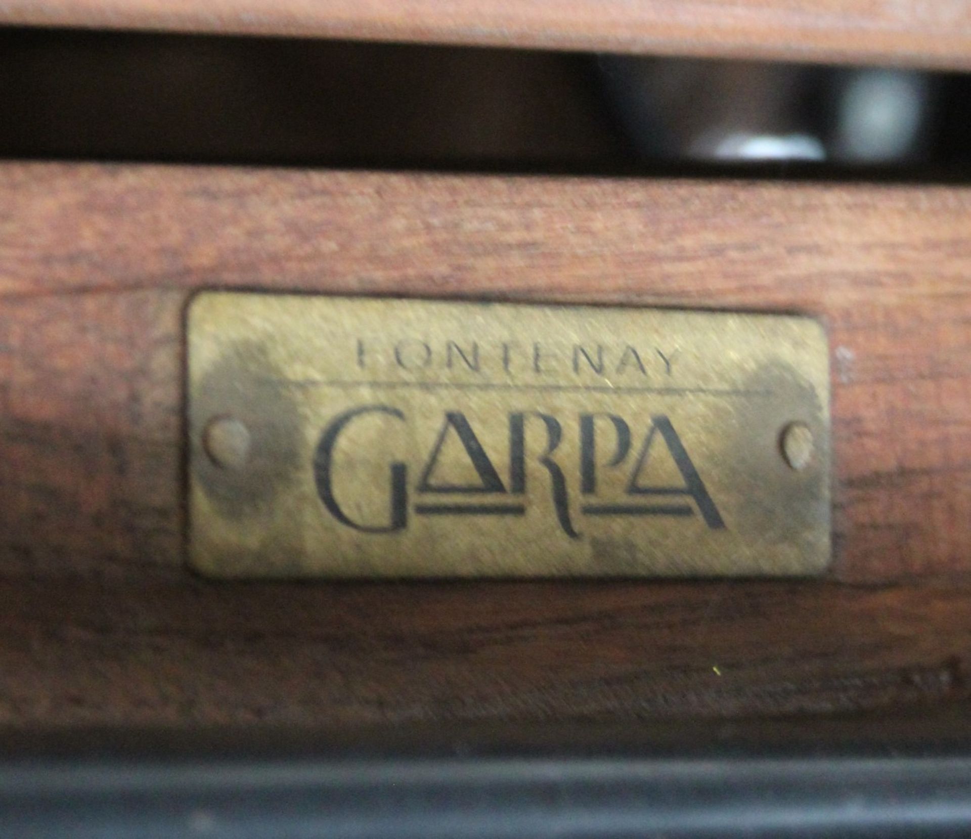 4 x Fontenay Garpa Outdoor Belle Époque Style Folding Garden Chairs - Teak Wood with a Steel Folding - Image 5 of 5