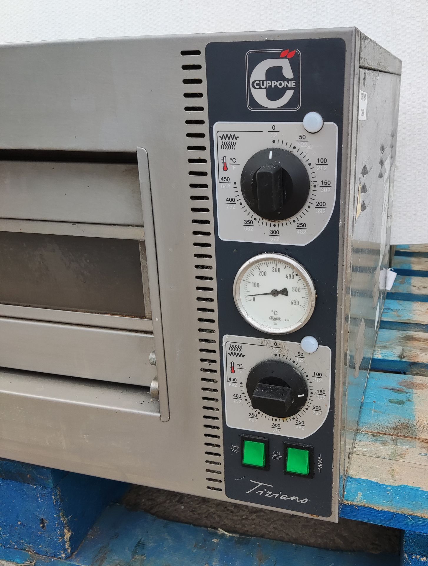 1 x Cuppone TZ420/1M Single Deck Stackable Pizza Oven - RRP £2,015 - Dimensions: H38.5 x W70 x D56cm - Image 8 of 15