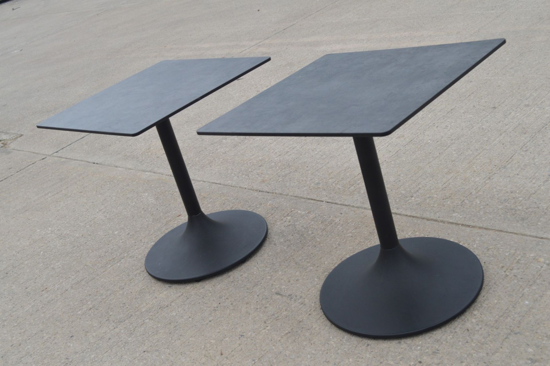 2 x Extrema Square Restaurant Bar Tables - Suitable for Indoor or Outdoor Use - Image 2 of 6