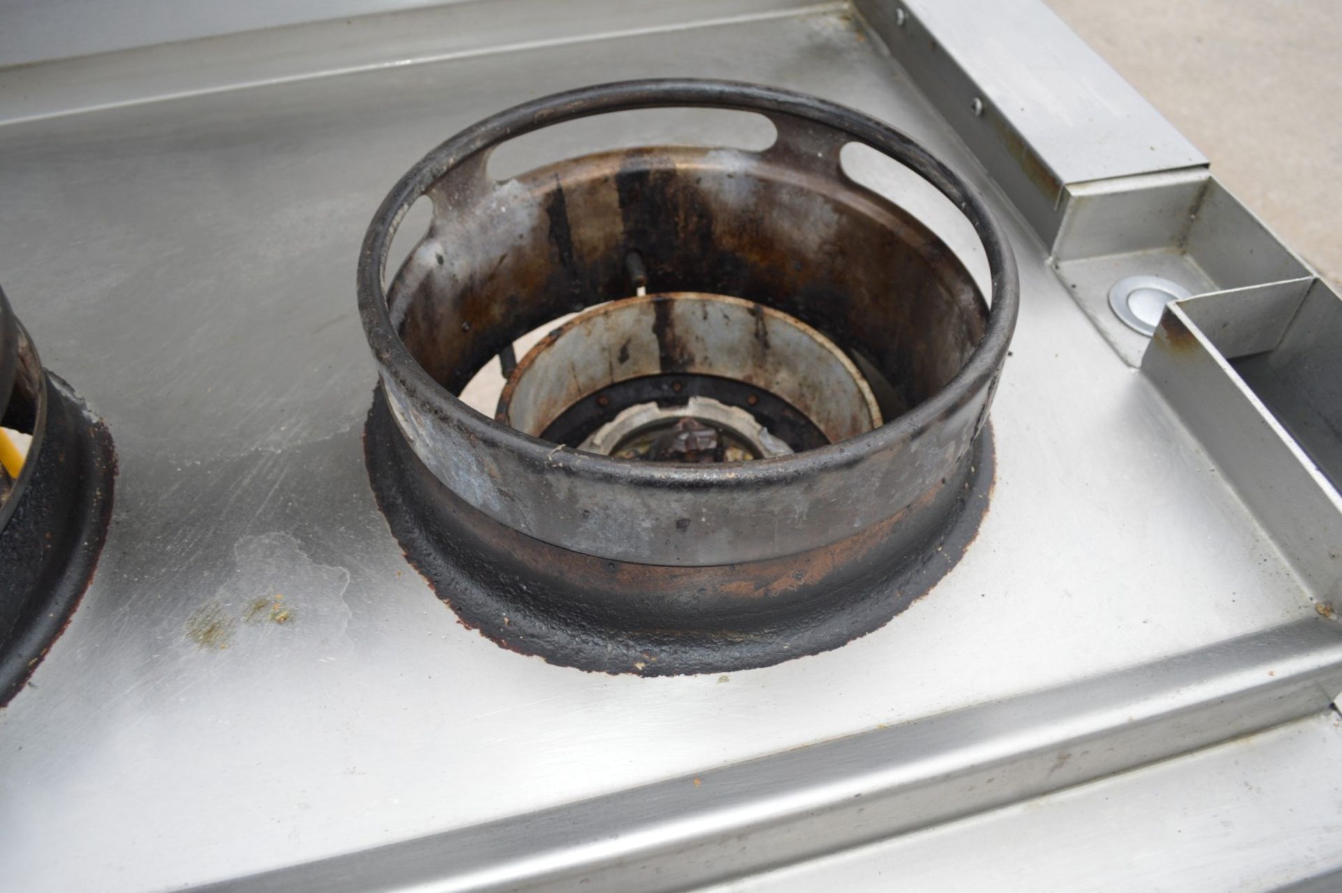 1 x ACK Heavy Duty Two Burner Wok Range Cooker - Natural Gas - Manufactured in 2023 - Image 11 of 18