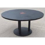 1 x Restaurant Dining Table Featuring a Tripe Leg Pedestal - Dimensions: H75 x W150 x D150 cms