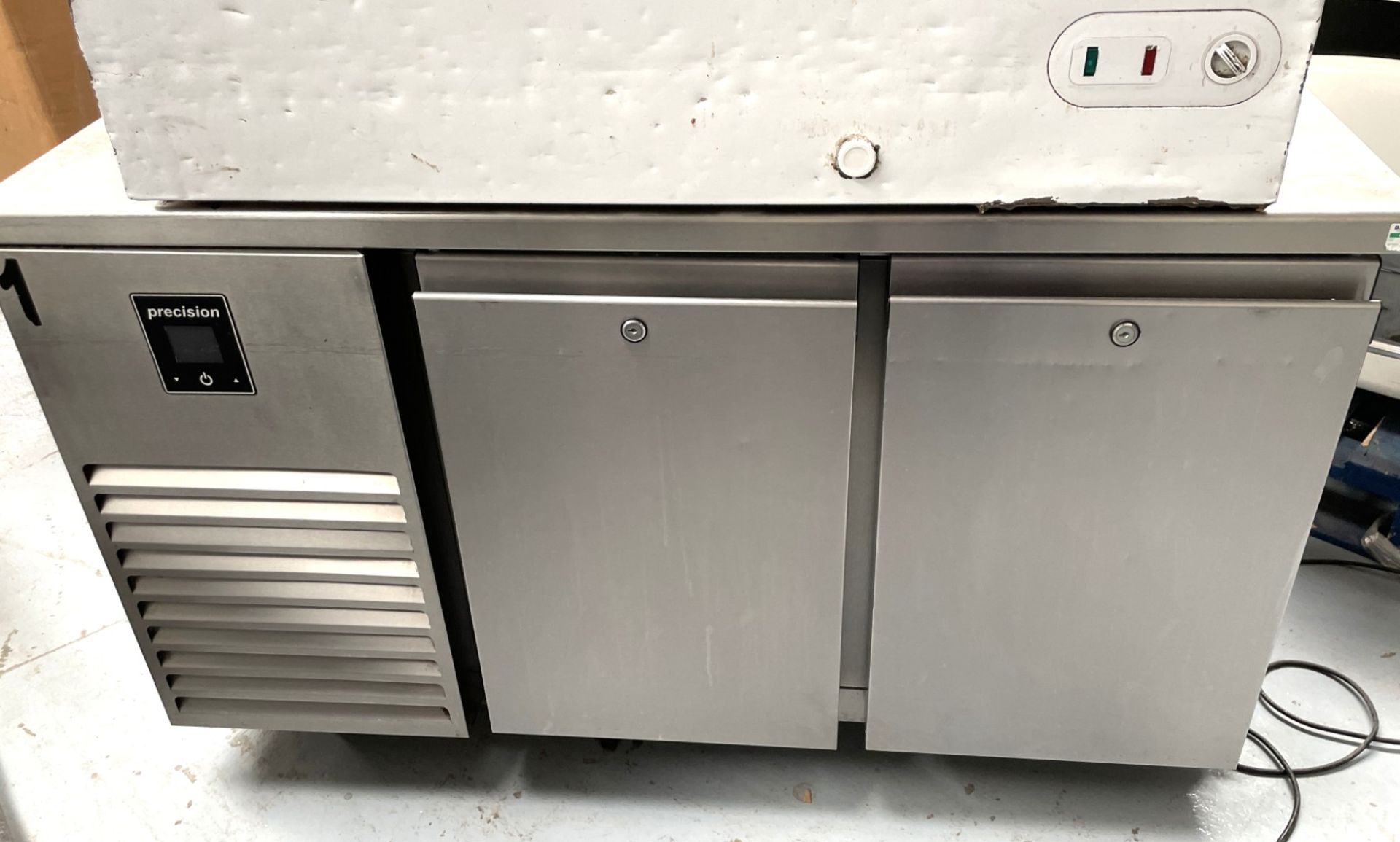 1 x Precision Two Door Countertop Preparation Fridge - Model MCU211 - 240v - Image 9 of 16