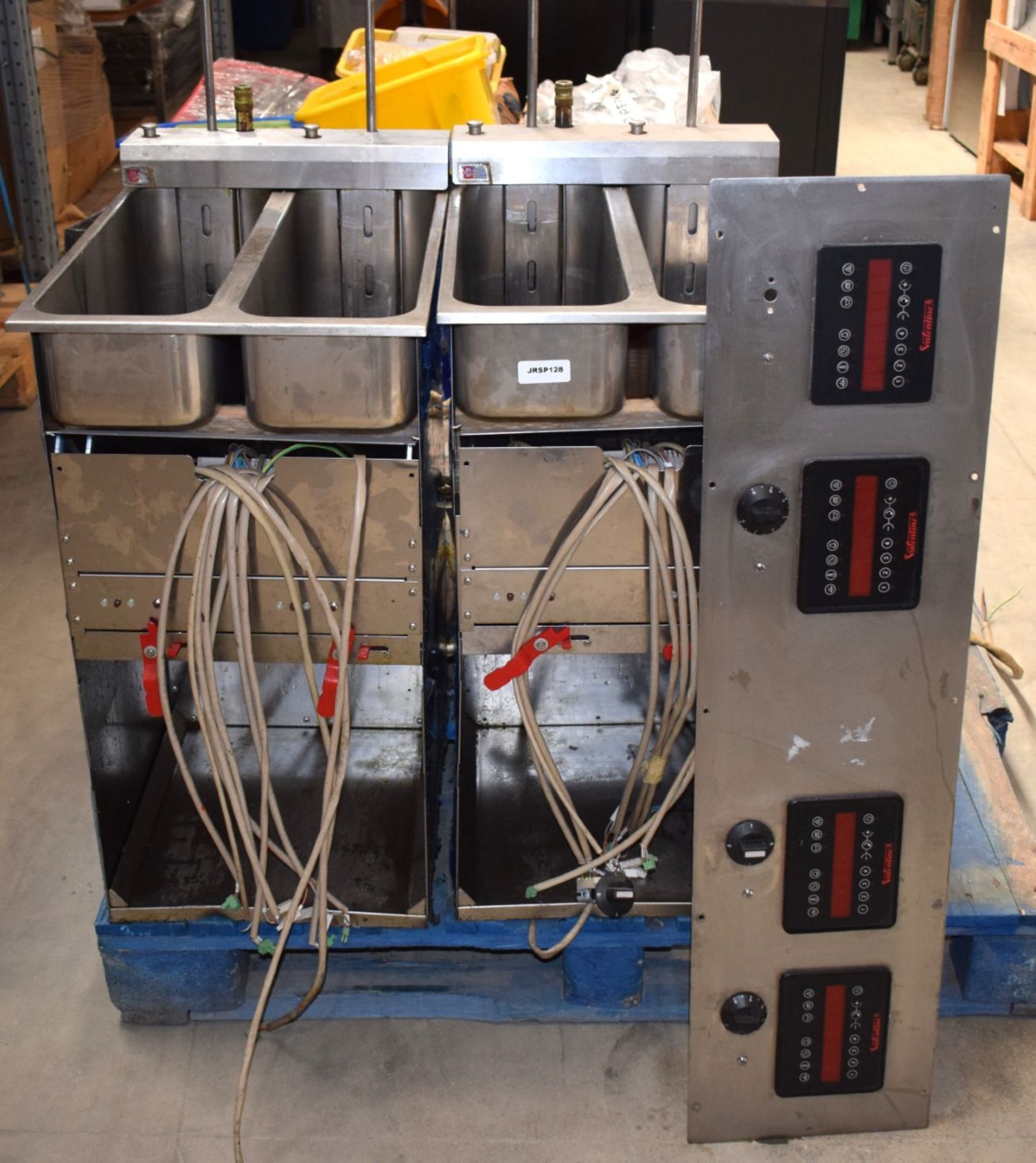 2 x Valentine Evo Integrated Twin Commercial Fryers with Control Panel - Model: VC2200T ELP - Image 12 of 14