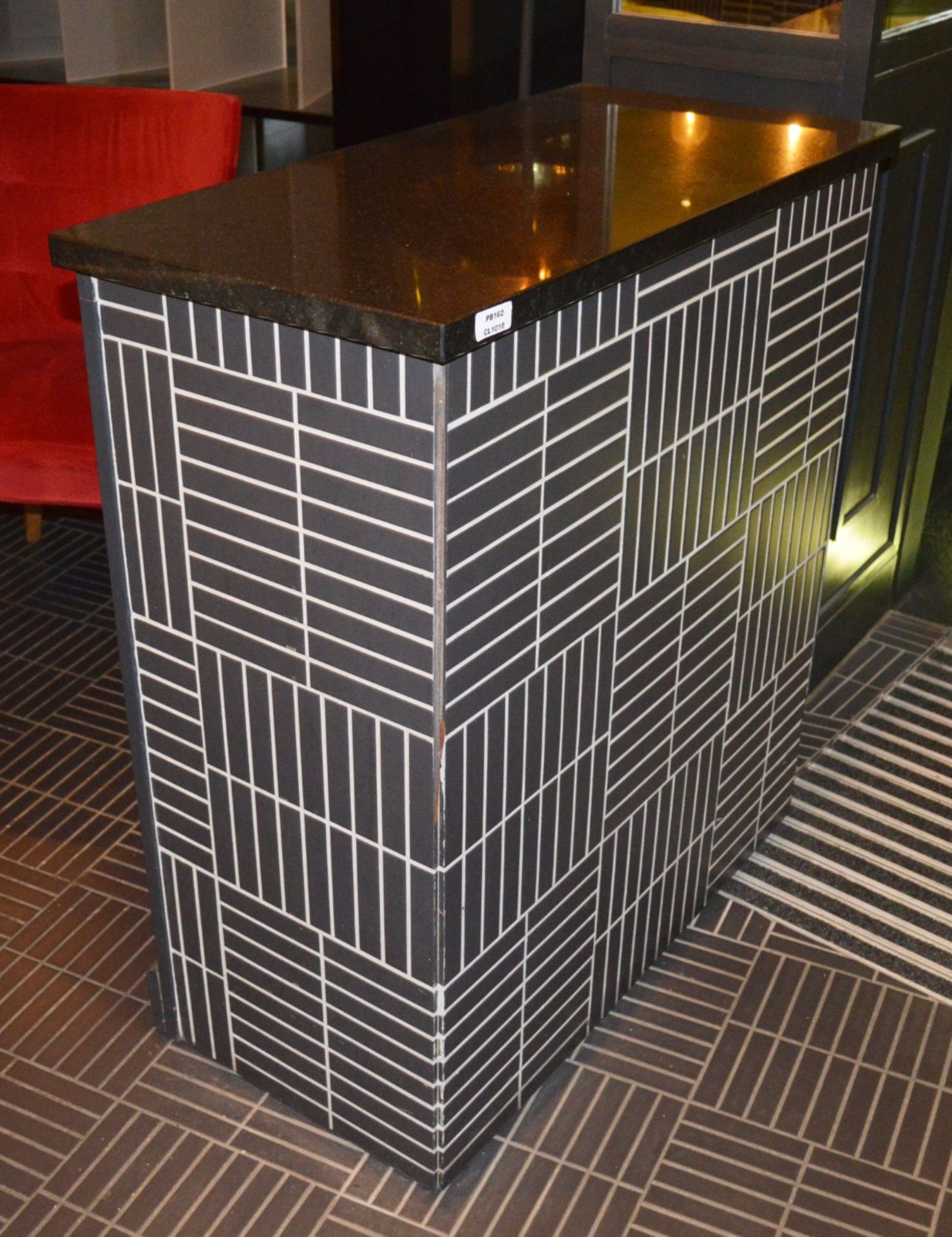 1 x Waiter Station Featuring a Bespoke Tiled Finish and Granite Top - Image 3 of 3