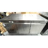 1 x Williams Jade Two Door Countertop Prep Fridge - Model: HJC2SA - Dimensions: H85 x W130 x D70 cms