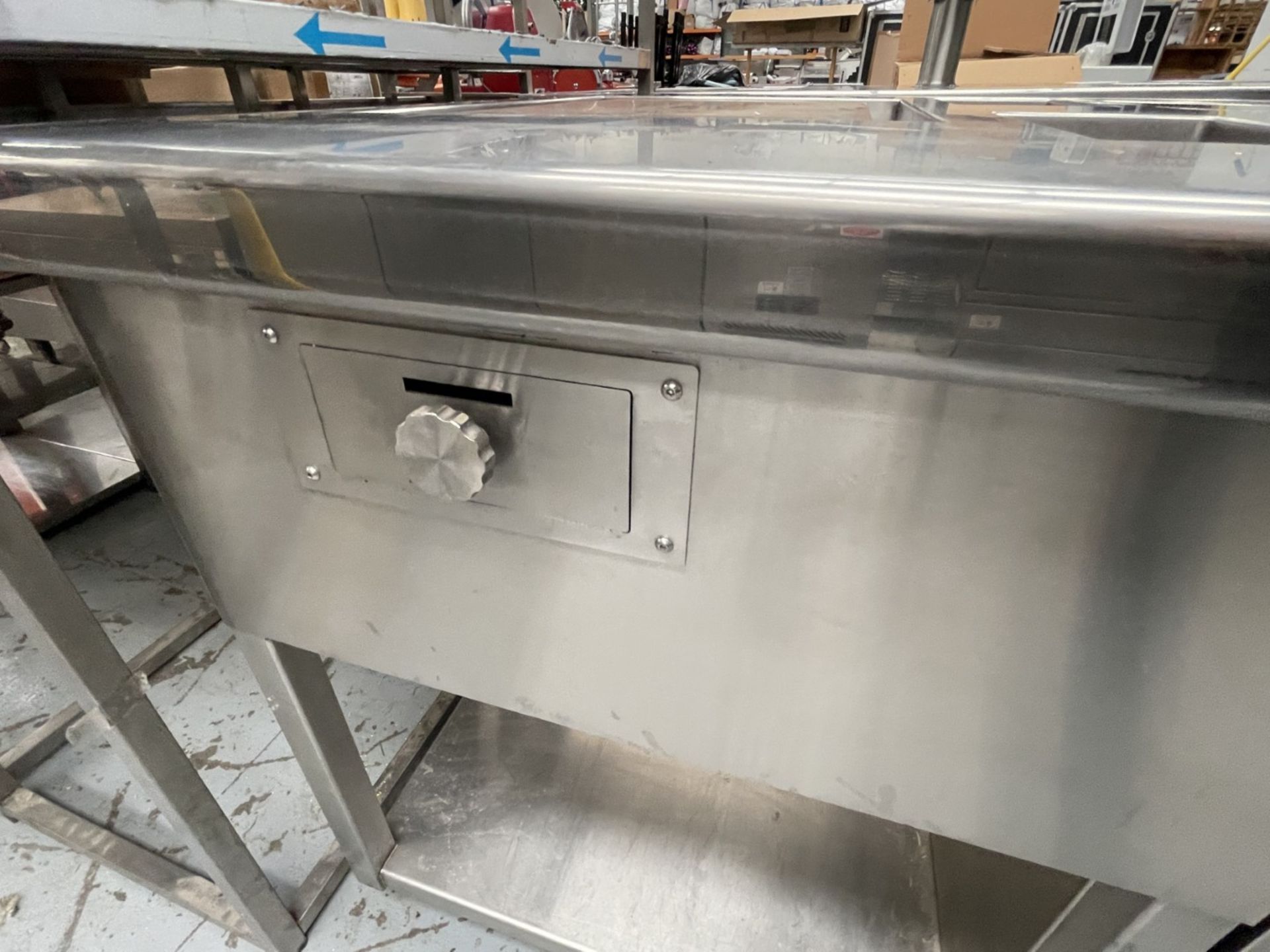 1 x Commercial Central Kitchen Cooking Island Featuring Two Control Induction Cooking Hobs, Blue Sea - Image 30 of 30