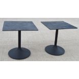 2 x Extrema Square Restaurant Bar Tables - Suitable for Indoor or Outdoor Use
