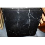 6 x Marble Restaurant Table Tops - Dimensions: 68x68 cms - Removed from a Restaurant Environment