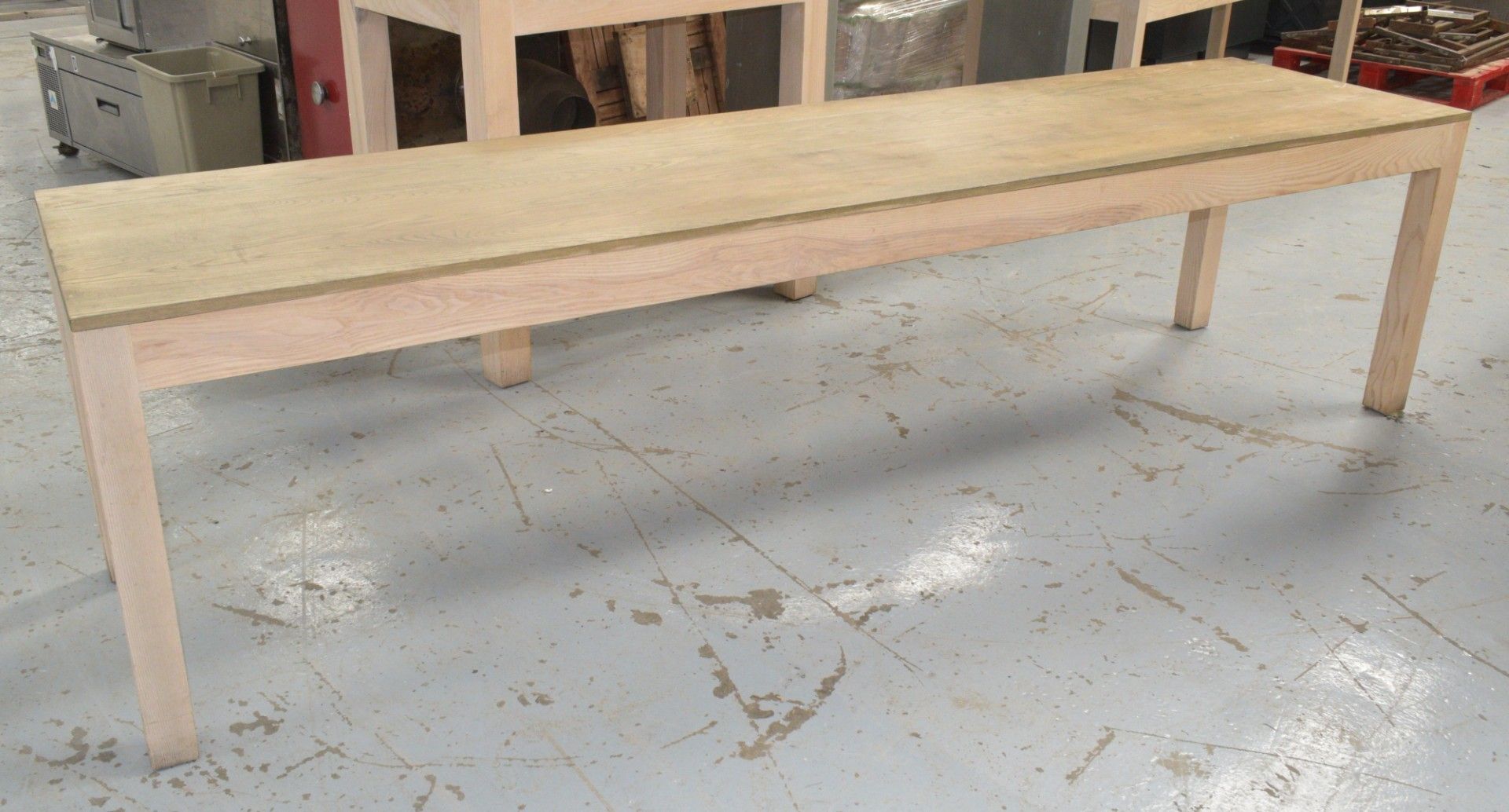 1 x Large 2.9m Banqueting Restaurant Dining Table - Dimensions: H75 x W290 x D70 cms - Image 5 of 9