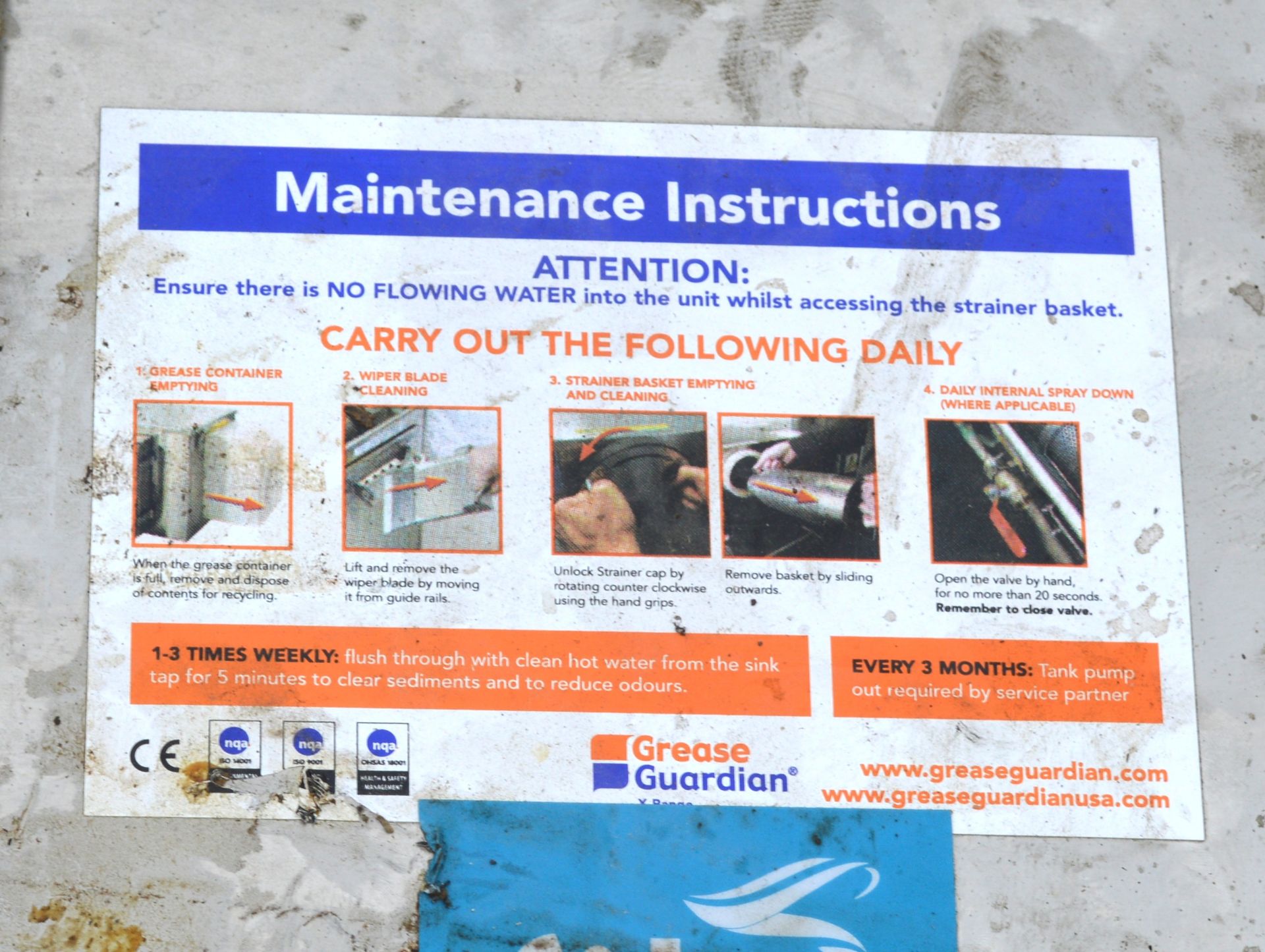 1 x Grease Guardian Filteration System for Passthrough Dishwashers - Dimensions: H35 x W70 x D57 cms - Image 9 of 12