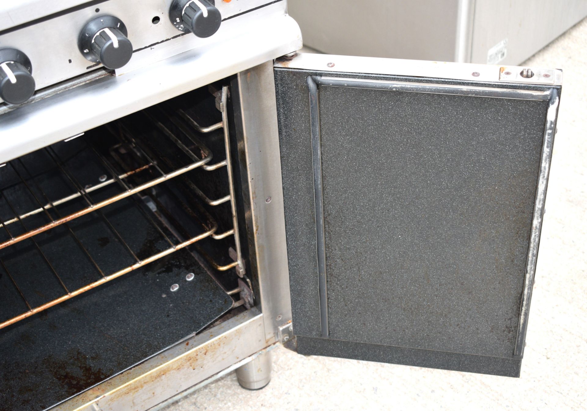 1 x Falcon Four Plate Electric Range Cooker - Dimensions: H87 x W70 x D66 cms - Image 5 of 13