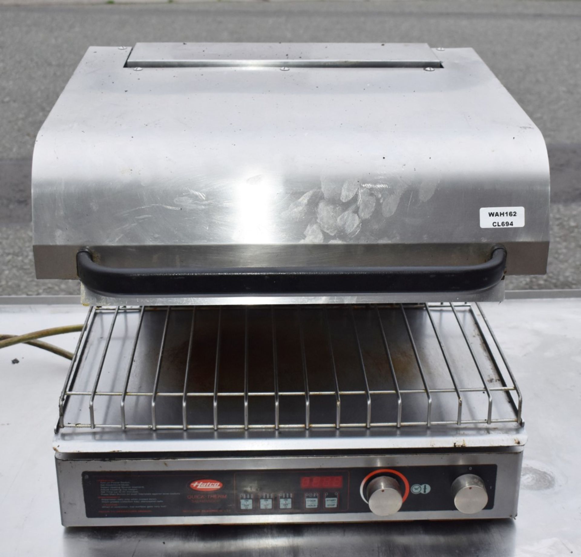 1 x Hatco Quick-Therm Rise and Fall Salamander Grill - RRP £4,700
