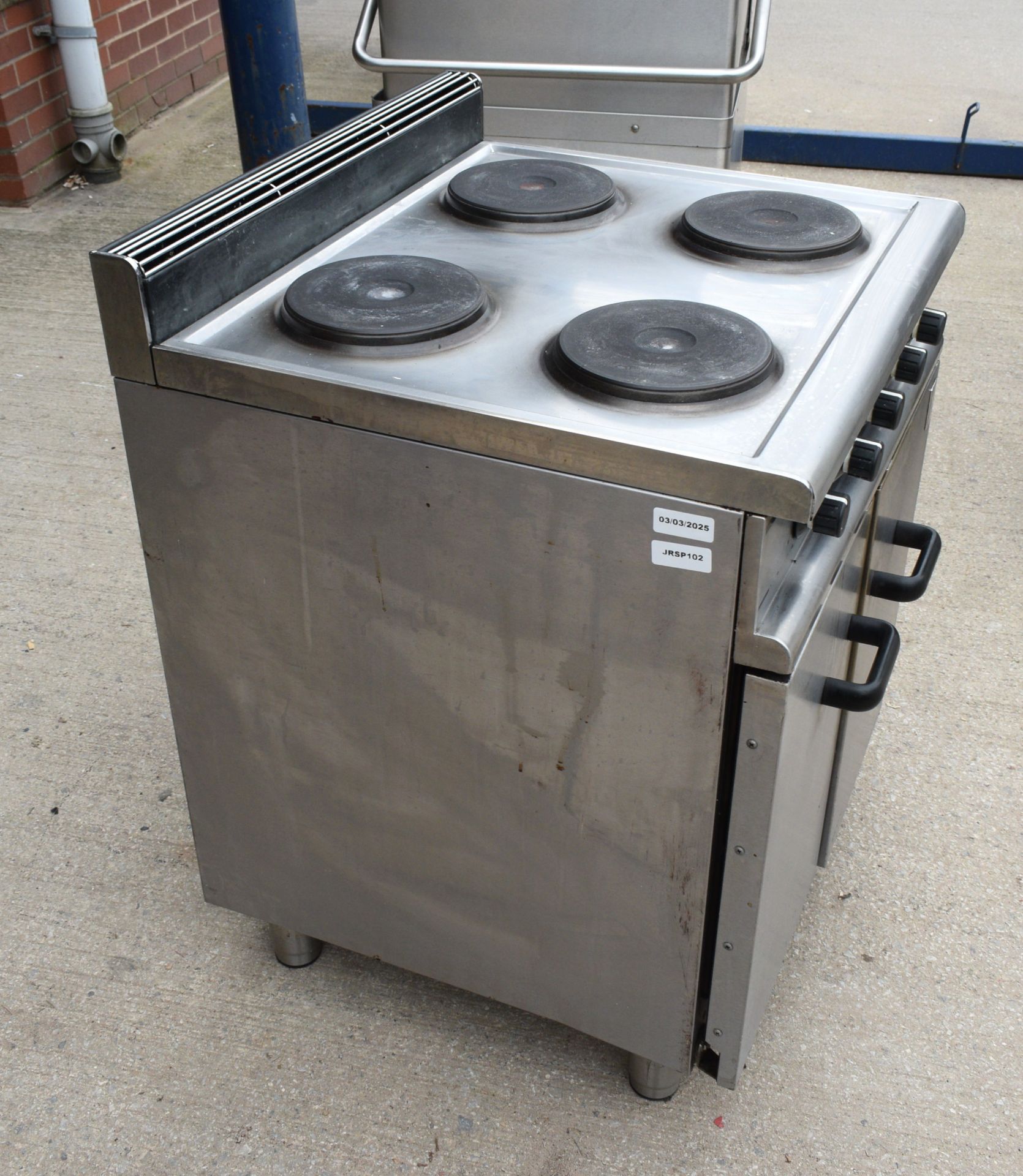 1 x Falcon Four Plate Electric Range Cooker - Dimensions: H87 x W70 x D66 cms - Image 4 of 13