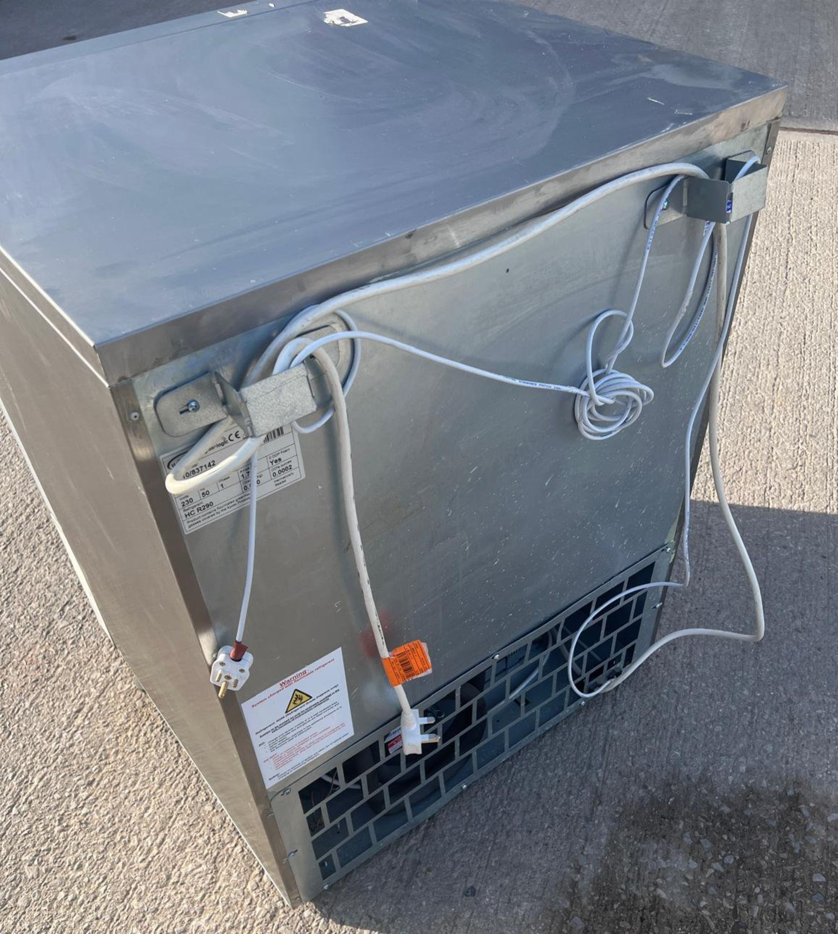 1 x WILLIAMS H5Uc Hc R2 Single Door Under-Counter Stainless Commercial Fridge - Image 6 of 16