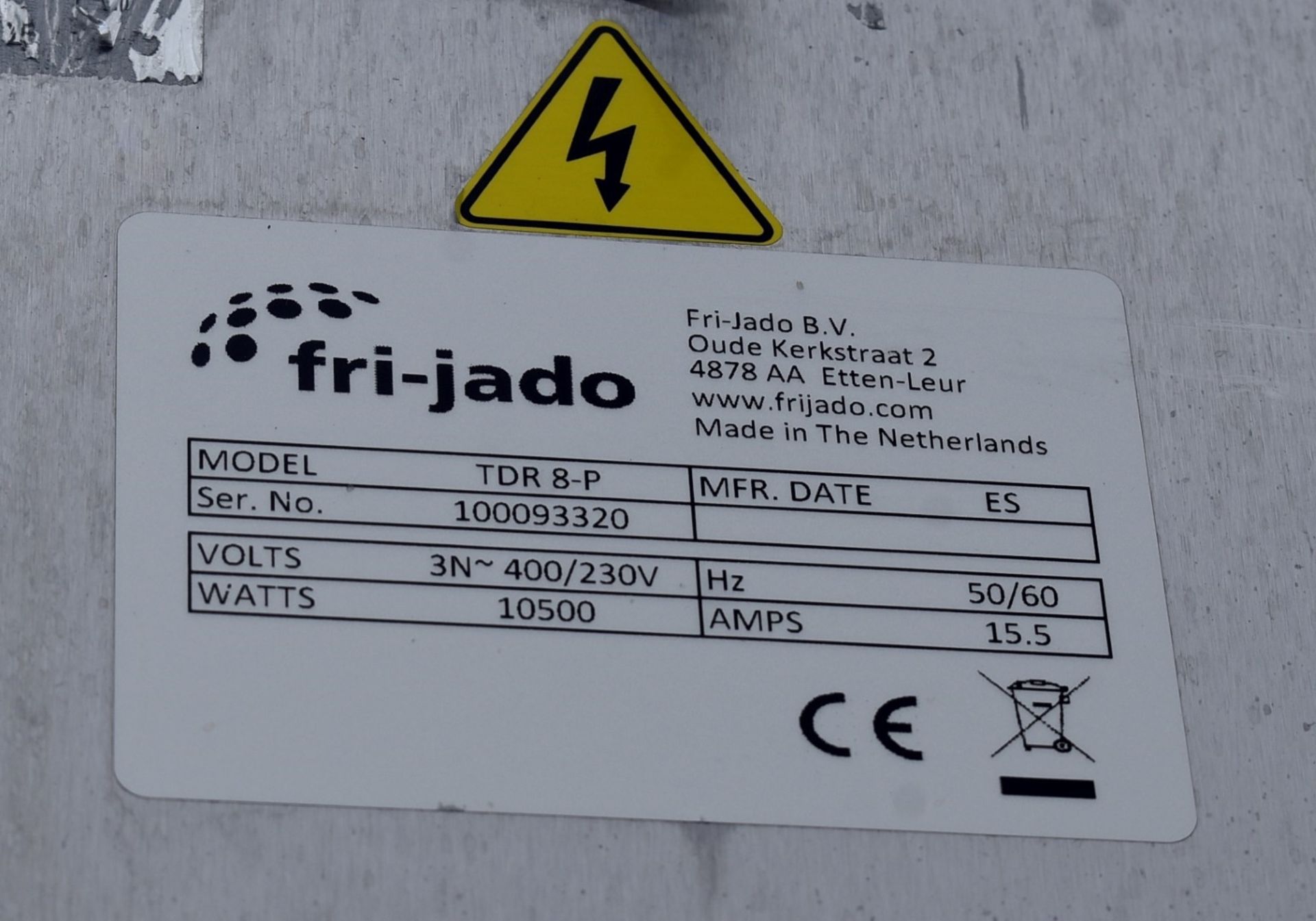1 x Frijado Chicken Rotisserie Programmable Oven With Stand - 3 Phase Electric Power - Model: TDR 8P - Image 6 of 20