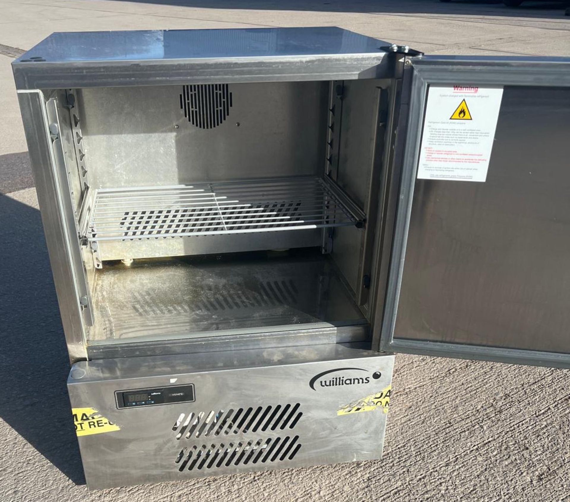 1 x WILLIAMS H5Uc Single Door Under-Counter Stainless Commercial Fridge - Image 2 of 10