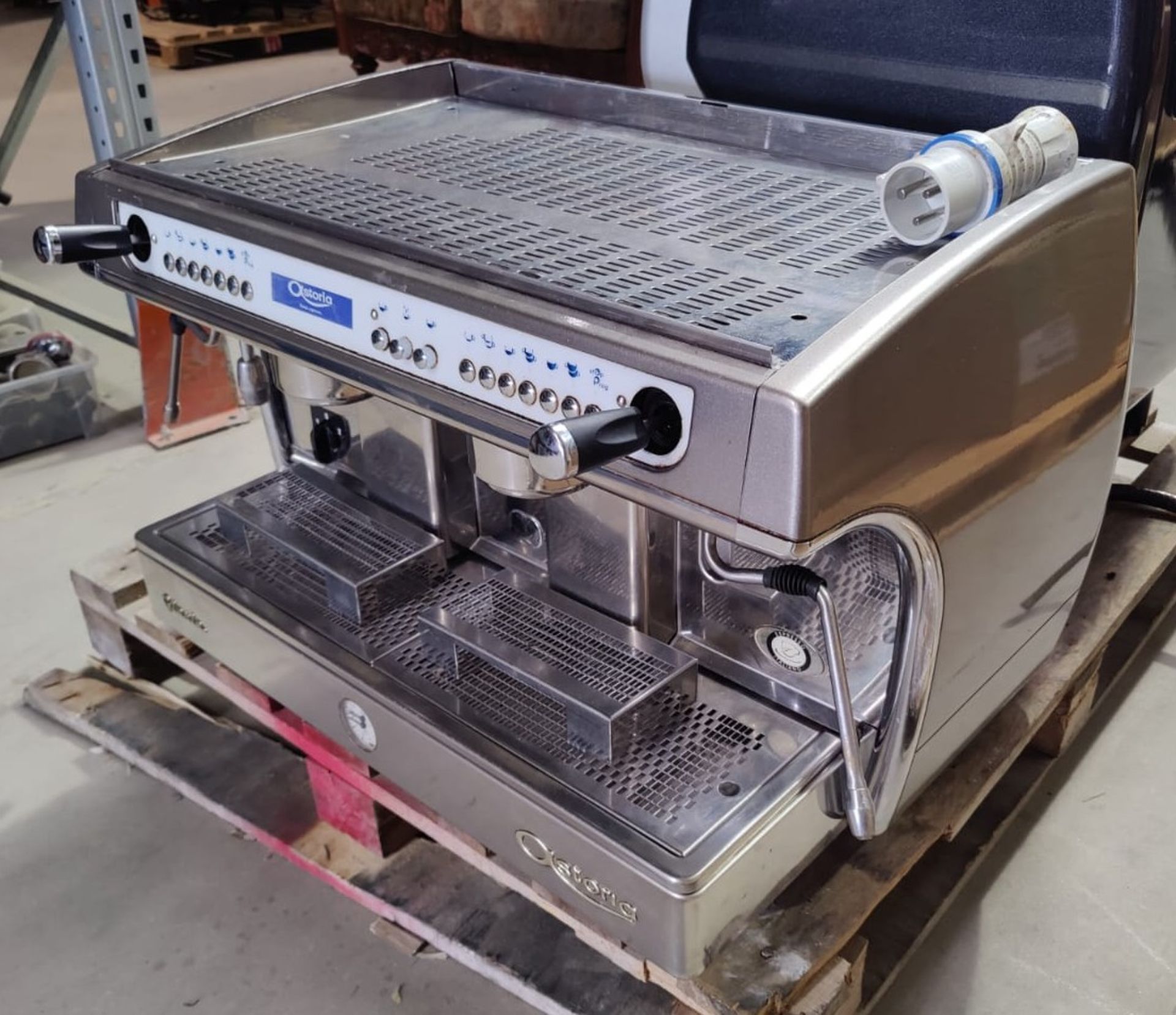 1 x Astoria Gloria SAE 2 Group Commercial Espresso Coffee Machine - Stainless Steel Finish - Image 3 of 17