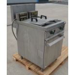 1 x Falcon E1848 Heavy Duty Twin Tank Electric Fryer - 3 Phase - RRP £6,285