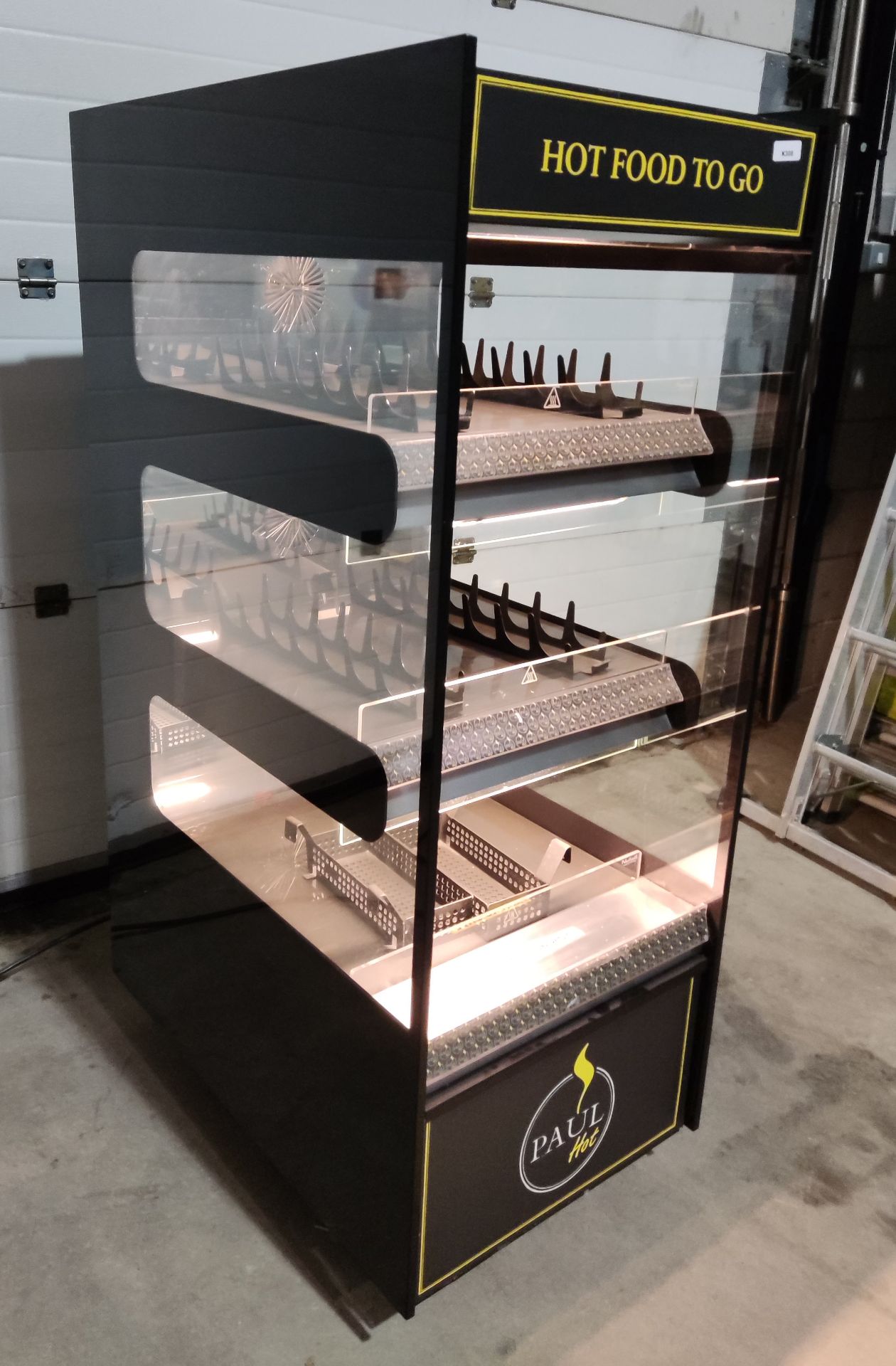 1 x Nuttall Flexserve Zone 600 3 Tier Square Heated Food To Go Cabinet - Image 4 of 16