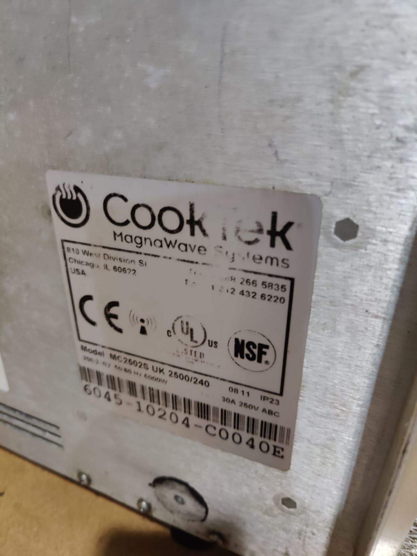 1 x CookTek MagnaWave Heritage Countertop Double Induction Cooktop - Model: MC2502S - RRP £5,400 - Image 5 of 7