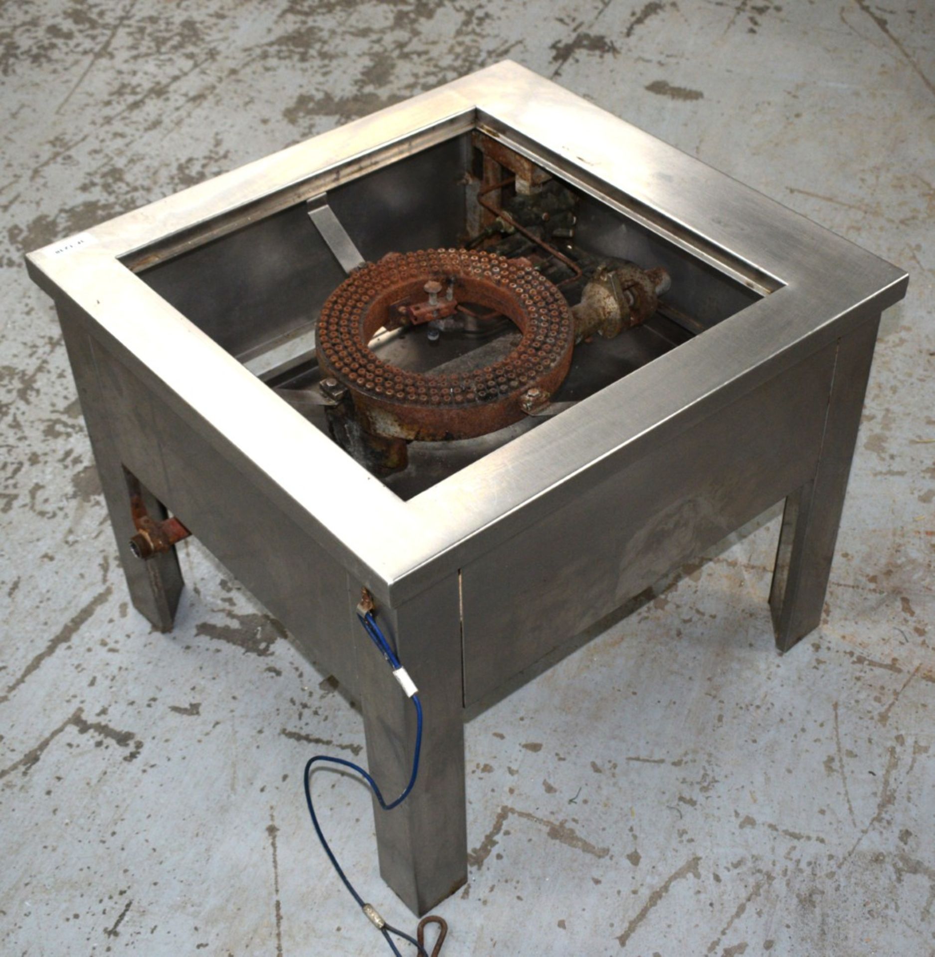 1 x Olis Stock Pot Gas Burner - Model FDGV-50-CE - RRP £2,700 - Dimensions: H50 x W59 x D63 cms - Image 7 of 9