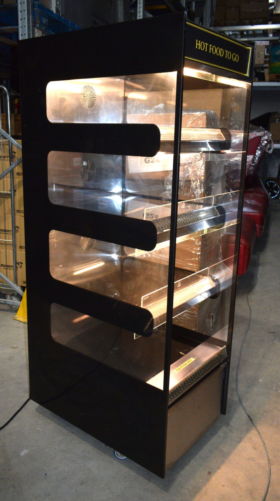 1 x Nuttall Flexeserve Zone 4 Tier Merchandise Heated Display Grab and Go Unit - Dimensions: H187 - Image 3 of 10