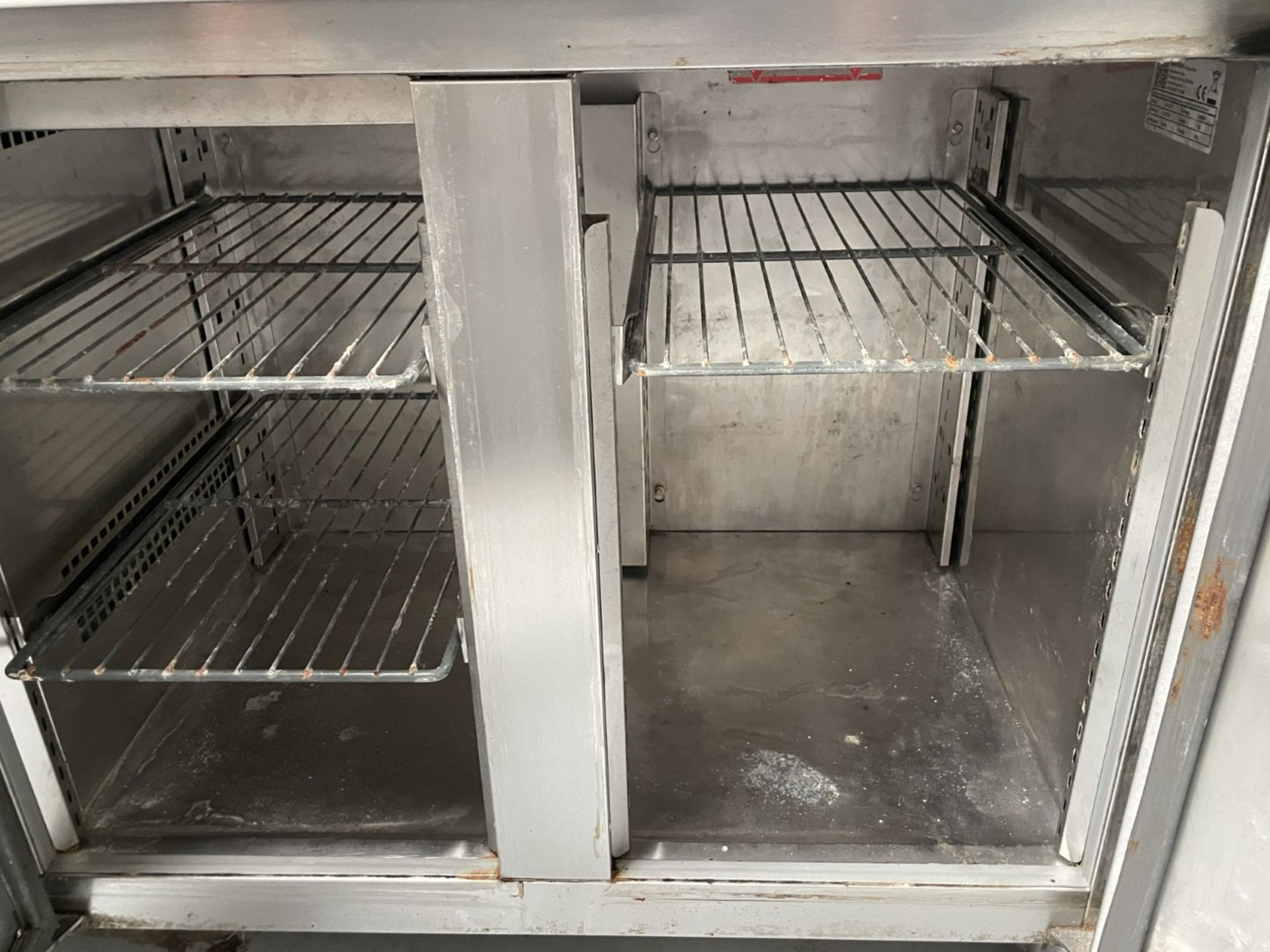 1 x Precision Two Door Countertop Preparation Fridge - Model MCU211 - 240v - Image 16 of 16